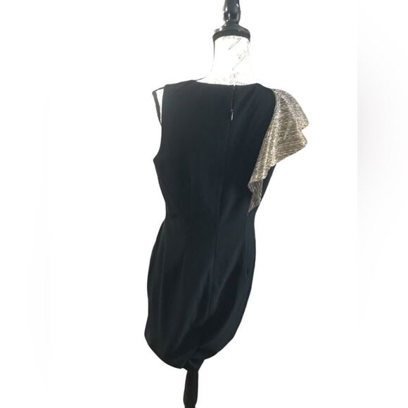 Tahari by ArthurS Levine size 8 black sleeveless dress - Picture 8 of 9